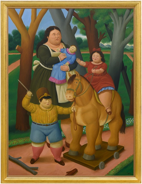 At The Park by Fernando Botero (Courtesy: Galerie Gmurzynska)